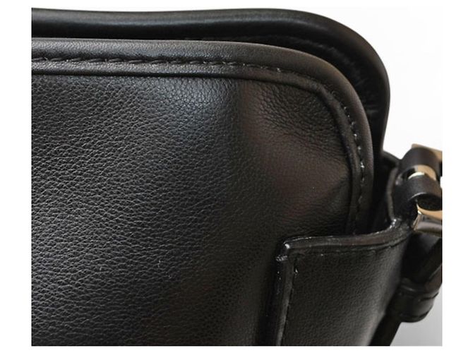 Borsa a tracolla in pelle nera Loewe Nero - vista 12