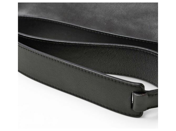 Borsa a tracolla in pelle nera Loewe Nero - vista 13
