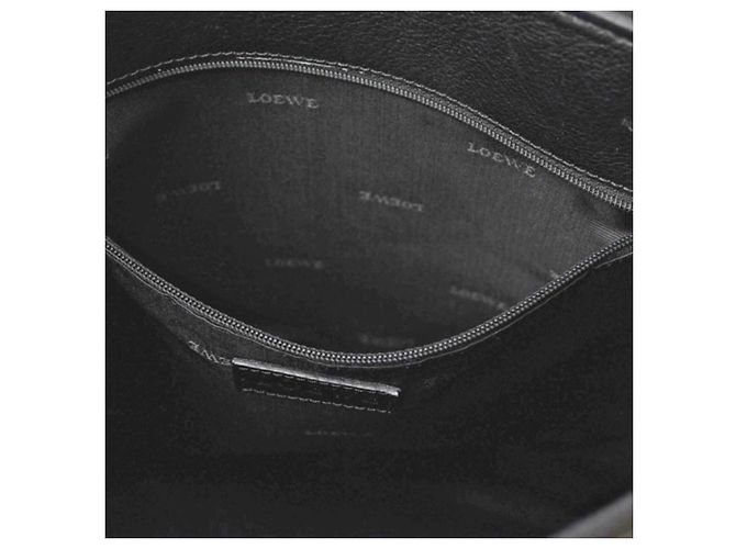 Borsa a tracolla in pelle nera Loewe Nero - vista 17