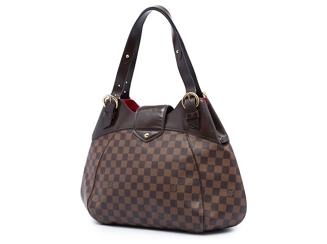 Louis Vuitton Marrone Damier Ebene Sistina GM - vista 2