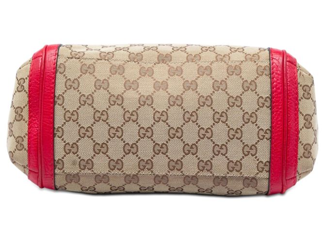 Gucci Beige GG Canvas Bella Flap Satchel - Ansicht 3