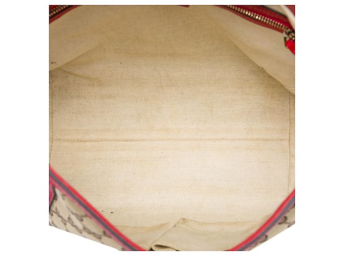 Gucci Beige GG Canvas Bella Flap Satchel - Ansicht 4