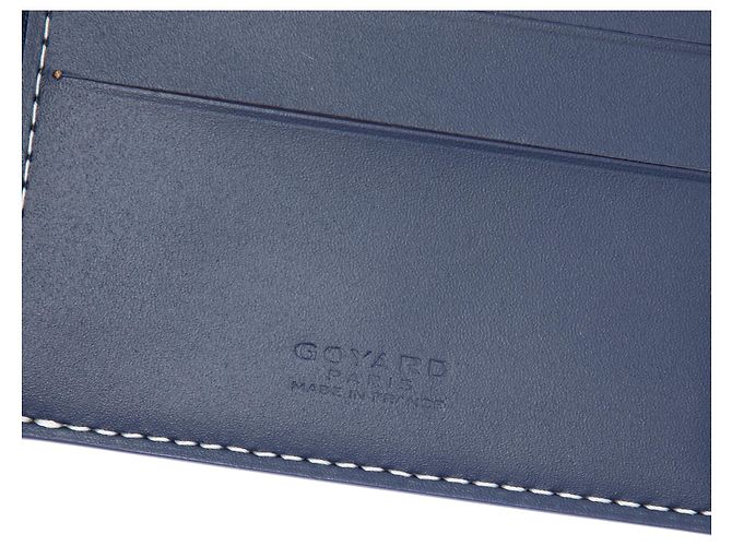 Portapassaporto Goyardine Grenelle blu Goyard - vista 5