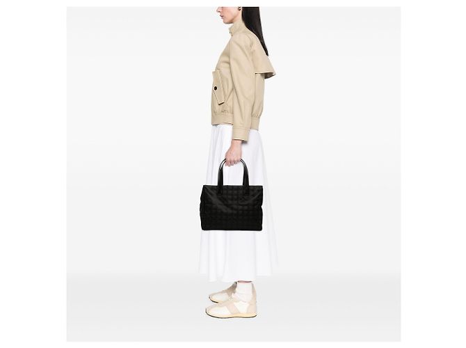 Tote in nylon Chanel Black New Travel Line Nero - vista 6