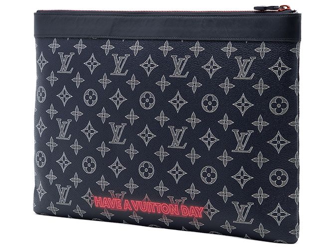 Pochette Apollo Upside Down Blue Monogram Ink Louis Vuitton Blu navy - vista 2
