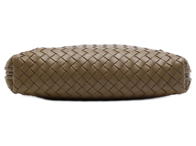 Bottega Veneta Borsa a tracolla Nappa Intrecciato Nodini marrone Cachi - vista 3