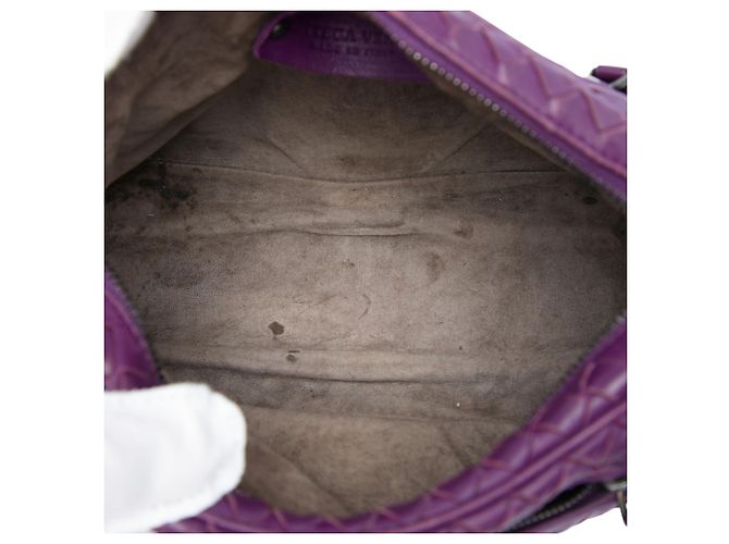 Borsa Camera in nappa Intrecciato viola Bottega Veneta Porpora - vista 4