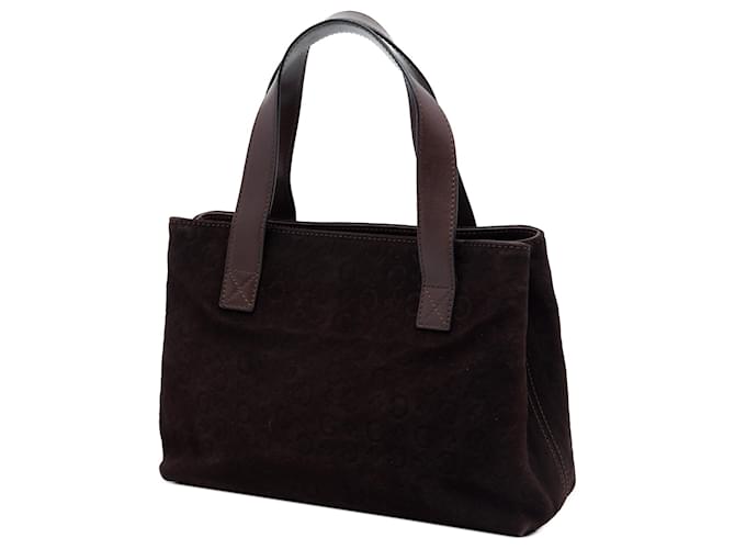 Céline Borsa Celine Brown C Macadam Suede Marrone Marrone scuro - vista 2