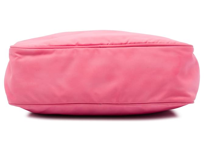 Borsa Camera in Tessuto rosa Prada - vista 3
