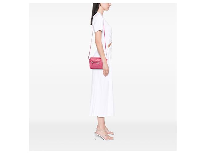 Borsa Camera in Tessuto rosa Prada - vista 6