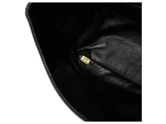 Chanel Black Quilted Aged Calfskin Reissue 2.55 Double Flap 227 Nero - vista 6