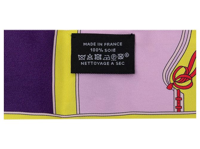 Hermès Twilly Seidentuch Yellow Camails Gelb - Ansicht 3