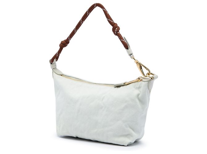 Pochette in gabardine di cotone bianco Miu Miu - vista 2