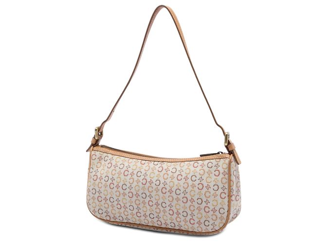 Céline Borsa a Spalla Celine Brown C Macadam Canvas Marrone Beige - vista 2