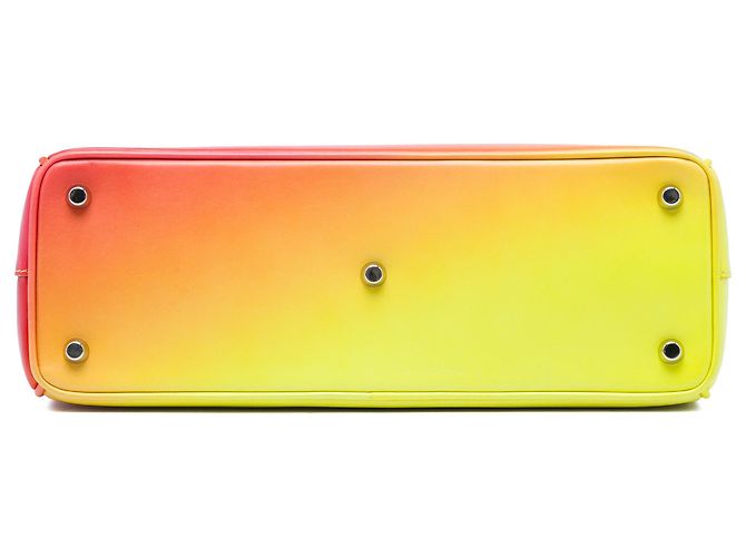 Diorissimo Satchel aus Kalbsleder mit gelbem Farbverlauf, Größe Medium - Ansicht 3