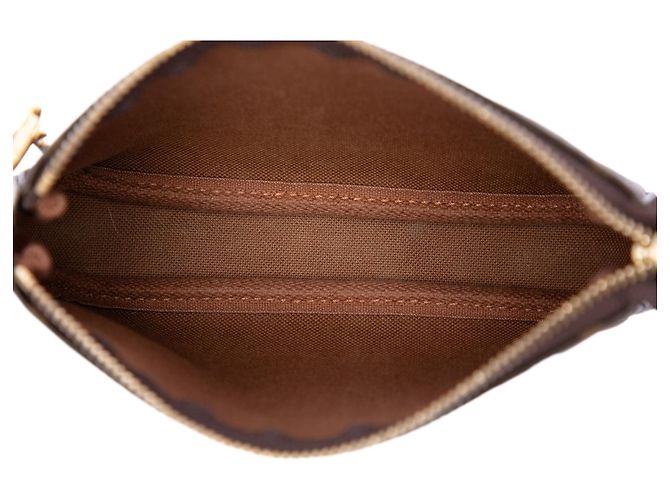 Louis Vuitton Marrone Monogram Mini Pochette Accessoires - vista 4