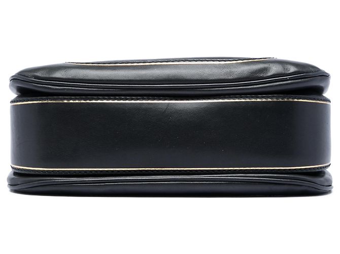 Borsa Gucci Black Medium Calfskin New Bamboo Top Handle Nero - vista 3