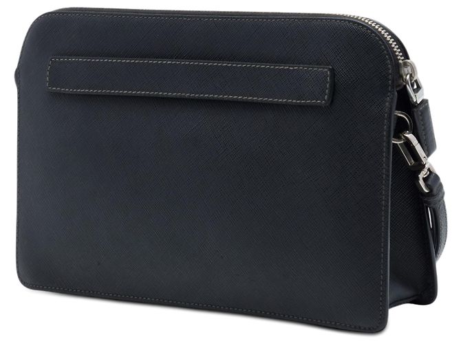 Clutch Prada en Saffiano negro - vista 2
