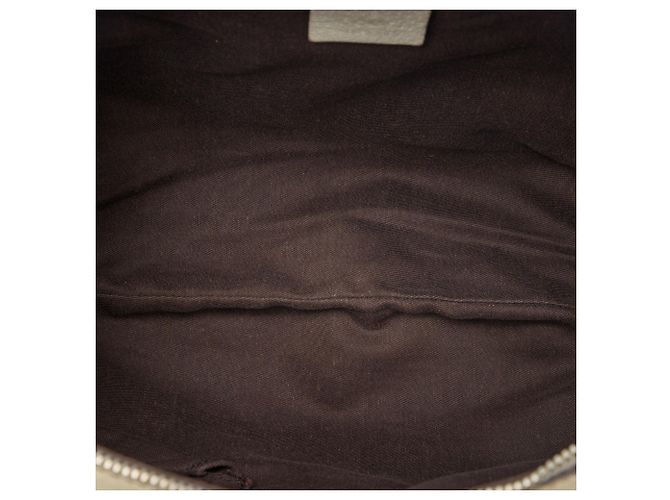 Gucci Beige GG Canvas Web Crossbody - vista 4