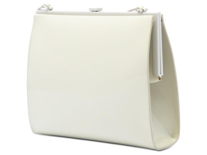 Borsa a tracolla Le Anne Marie in vinile bianco Saint Laurent Crudo - vista 2