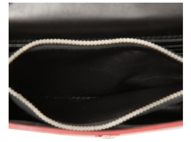 Borsa a tracolla Prada Red Saffiano Vernice Rosso - vista 4