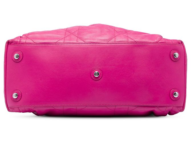 Tote Le Trente in agnello rosa cannage Dior - vista 3