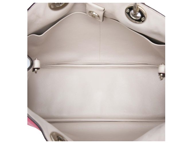 Diorissimo Tote aus dreifarbigen rosa Kalbsleder, Größe Medium von Dior - Ansicht 4