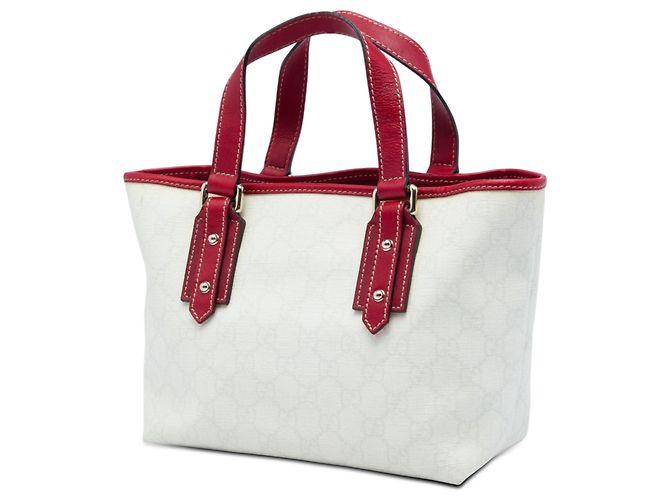 Borsa Gucci White GG Supreme Heart Tattoo Bianco - vista 2
