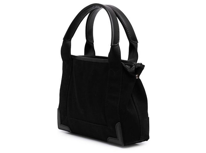 Balenciaga Borsa Satchel in Denim Nero Navy XS - vista 2