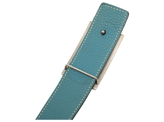 Cintura reversibile Hermès Black Box Calf e Togo H Plate Nero - Ansicht 8