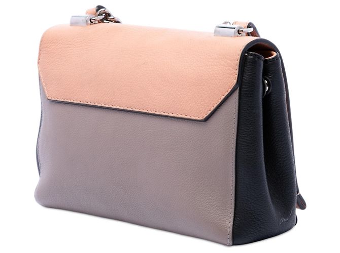 Twist Louis Vuitton Orange Tricolor Leather Lockme II BB Arancione - vista 2