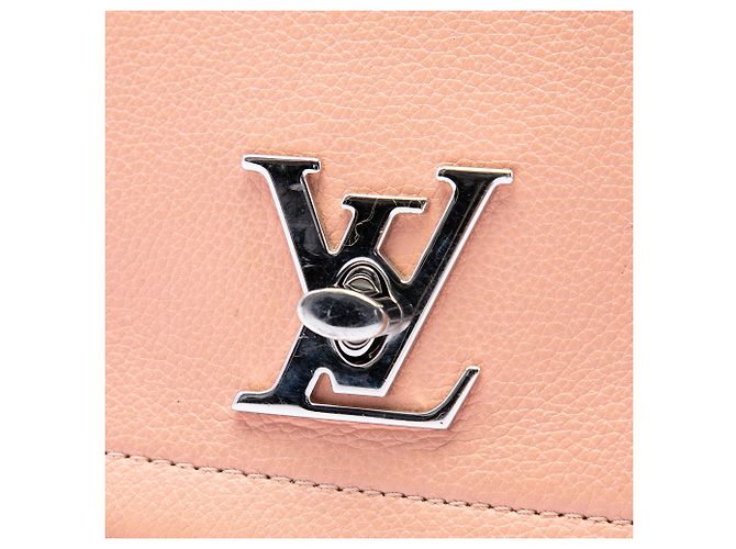 Twist Louis Vuitton Orange Tricolor Leather Lockme II BB Arancione - vista 5