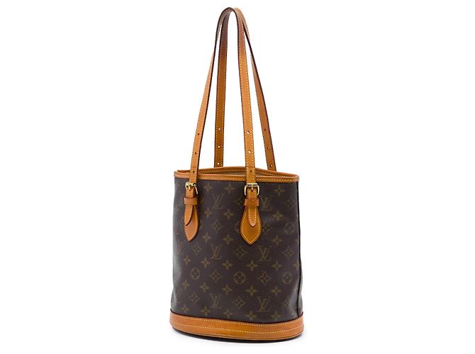 Petit Bucket Louis Vuitton Marrone Monogram - vista 2