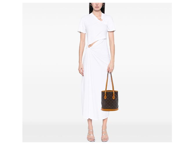 Petit Bucket Louis Vuitton Marrone Monogram - vista 6