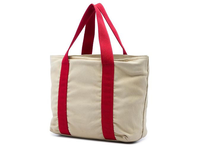 Prada Sport Tote aus braunem Canvas Beige - Ansicht 2