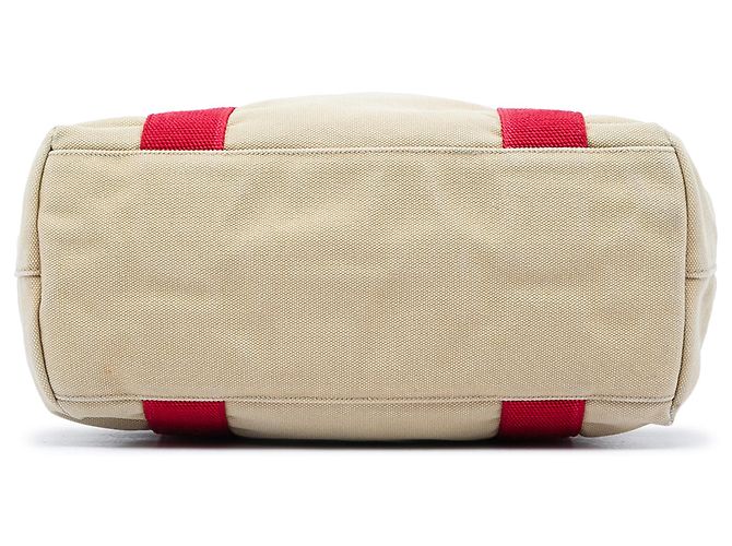 Prada Sport Tote aus braunem Canvas Beige - Ansicht 3