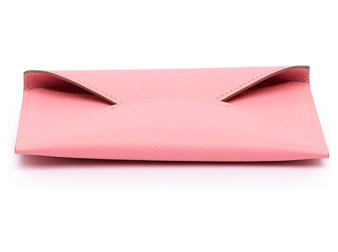 Hermès Kartenetui Envelope Pink Epsom MM - Ansicht 3