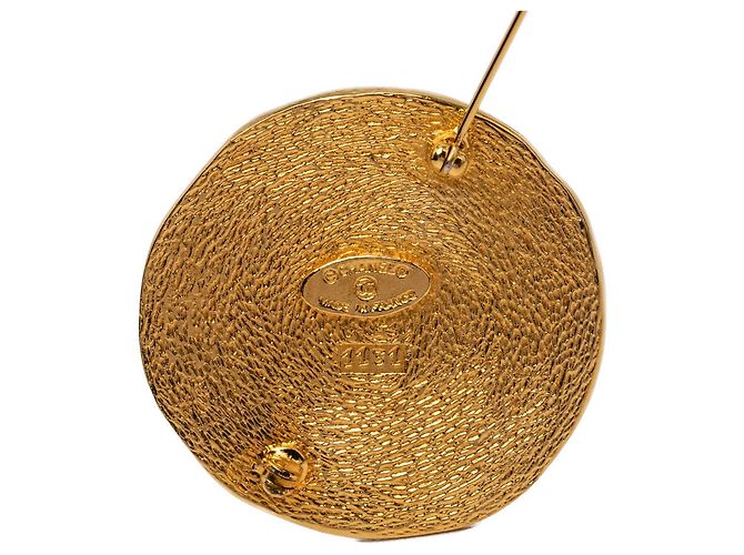 Chanel Spilla Medaglione 31 Rue Cambon Placcata Oro D'oro - vista 3