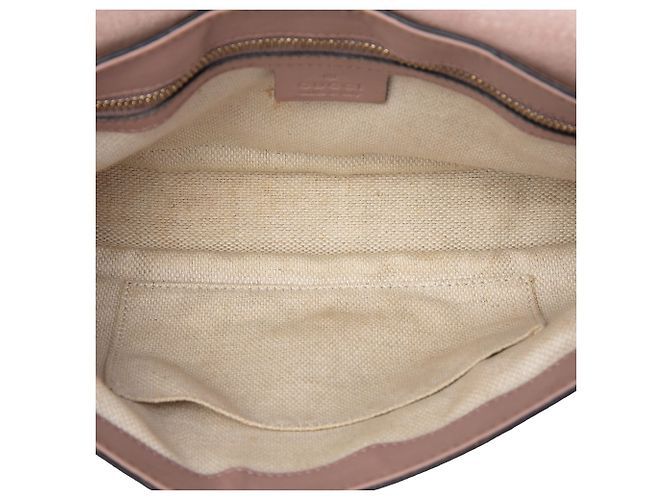 Gucci Borsa a tracolla Soho Chain Flap in vernice marrone Medium Marrone chiaro - vista 4