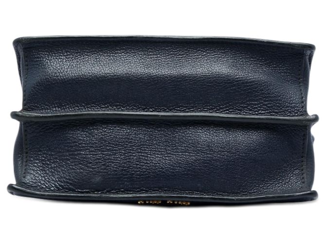 Miu Miu Blue Goatskin Madras Crossbody Blu navy - vista 3