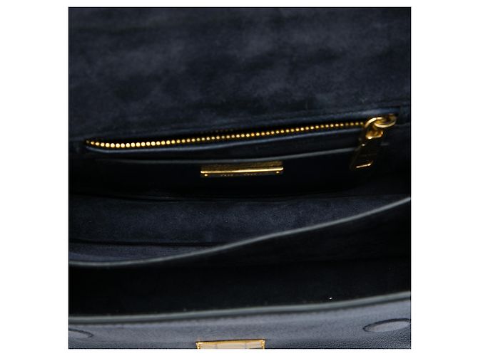Miu Miu Blue Goatskin Madras Crossbody Blu navy - vista 4