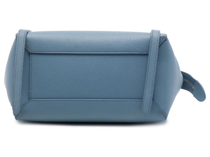Belt Bag Céline Borsa Belt in pelle di vitello micro granulata blu Celine Blu chiaro - vista 3