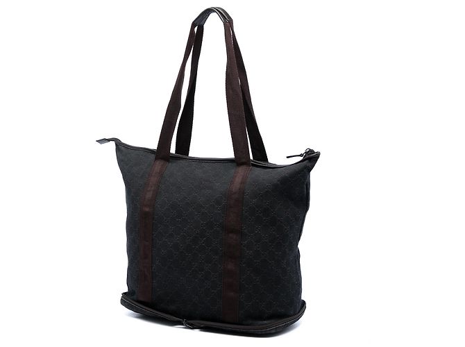 Bolso tote de denim GG azul Gucci Azul marino - vista 2