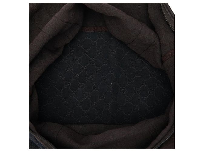 Bolso tote de denim GG azul Gucci Azul marino - vista 4