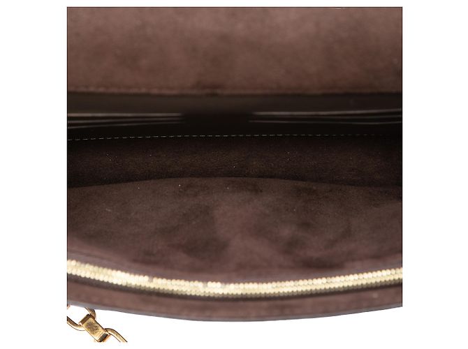 Louis Vuitton Louise Chain MM in pelle grigia Marrone - vista 4