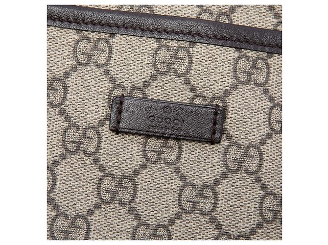 Borsa Tote Convertible Gucci Beige GG Supreme Joy - vista 5