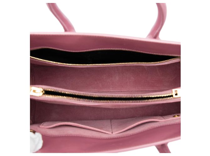 Borsa Sac De Jour in pelle rosa piccola Saint Laurent - vista 4