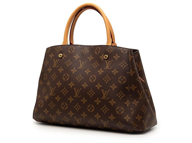 Louis Vuitton Marrone Monogram Montaigne MM - vista 2