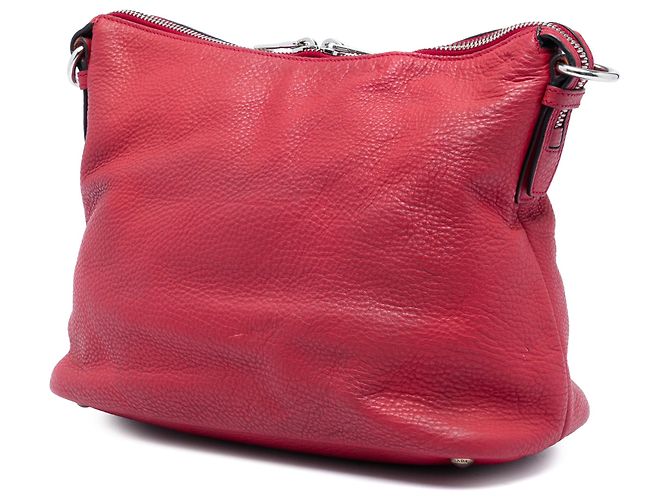 Borsa a tracolla Prada Red Vitello Daino Rosso - vista 2