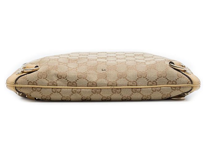 Gucci Beige GG Canvas Abbey D Ring Crossbody - vista 3